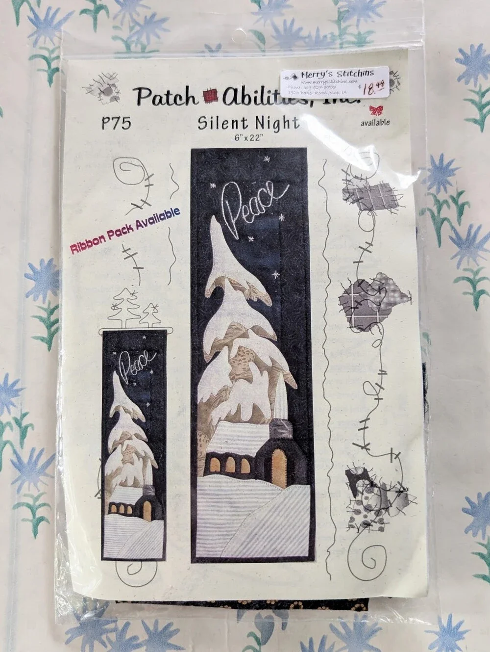 Patch Abilities Silent Night Quilted Wall Hanging Kit NEW Christmas Holiday DIY